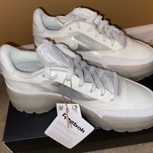 White Cardi B X Reebok Sneakers